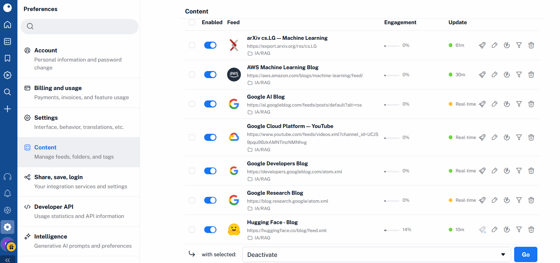 Vue Kanban / tâches Green IT & RSE