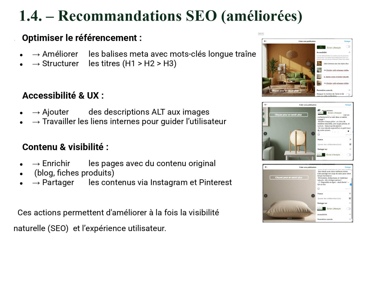 SEO Audit – Analyse contenu