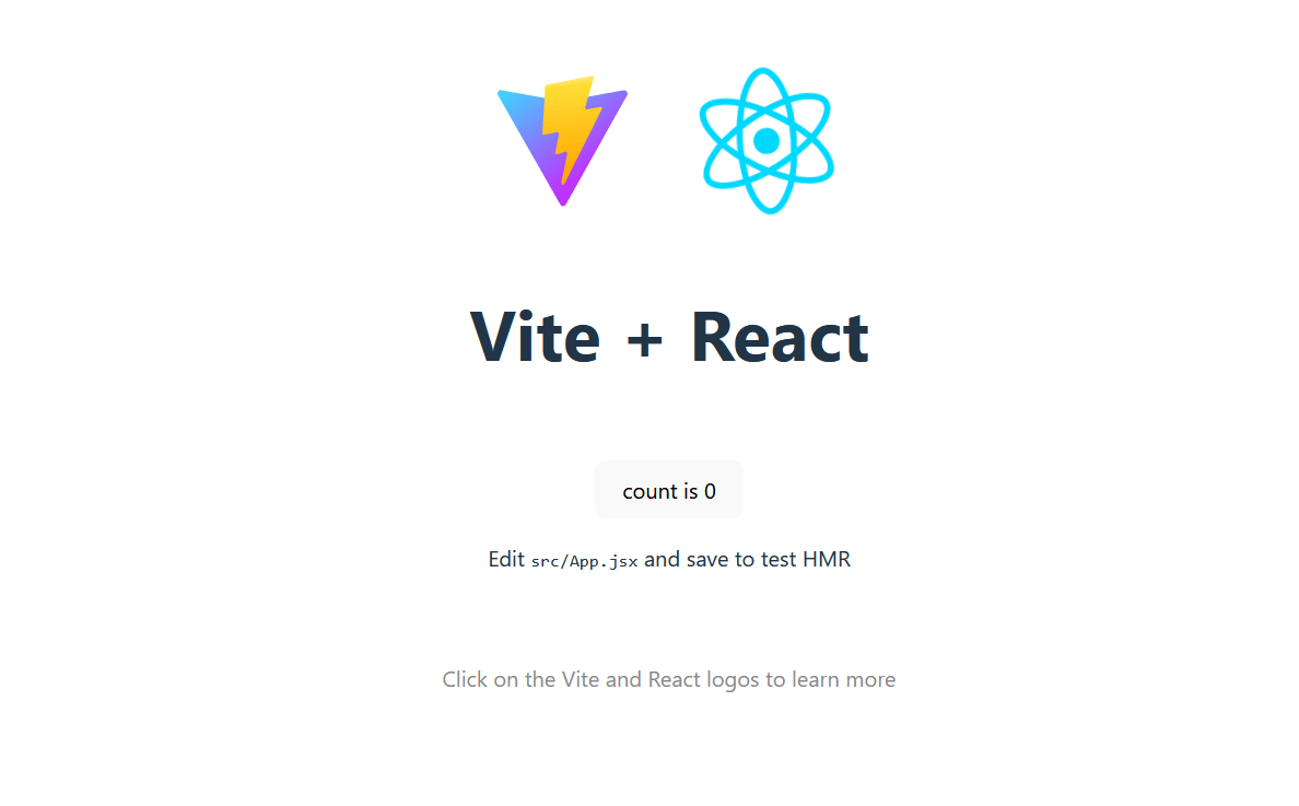 Environnement React avec Vite